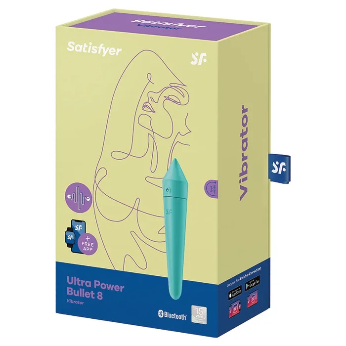 Satisfyer Ultra Power Bullet 8-Turquoise