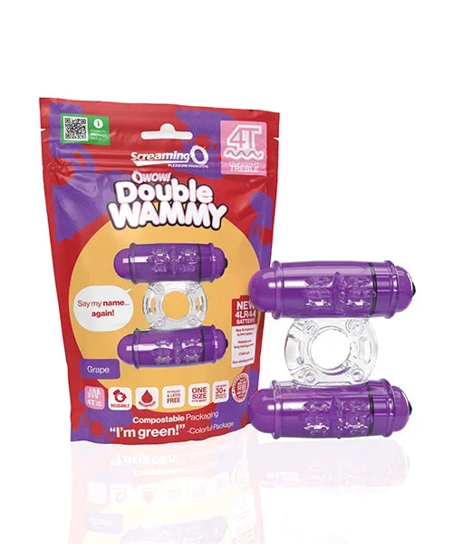 Screaming O 4T Double Wammy – Grape