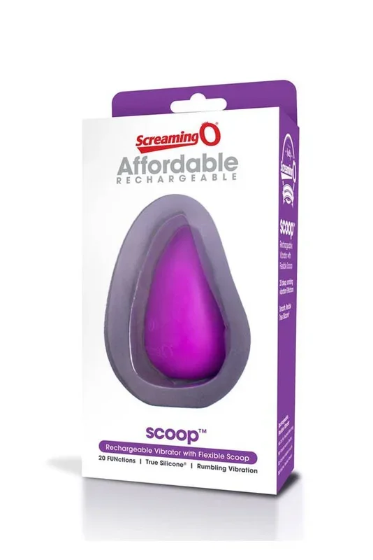 Screaming O – Charged – Scoop Rechargeable Clitoral Vibrator – Purple