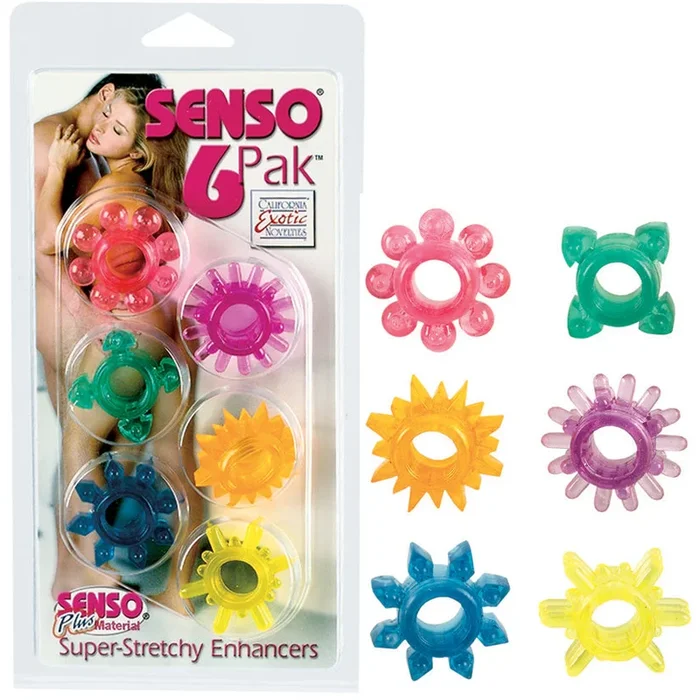 Senso Super Stretchy Enhancers – 6 Assorted Shapes