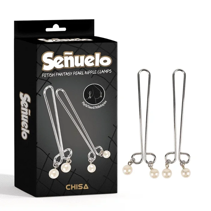 Senuelo Fetish Fantasy Pearl Nipple Clamps