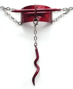 Sex and Metal Ostrogoth BDSM Collar Choker Red