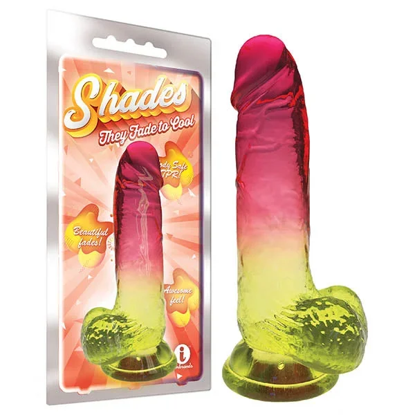 Shades 8” Jelly TPR Dong – Pink 20.3 cm Dong