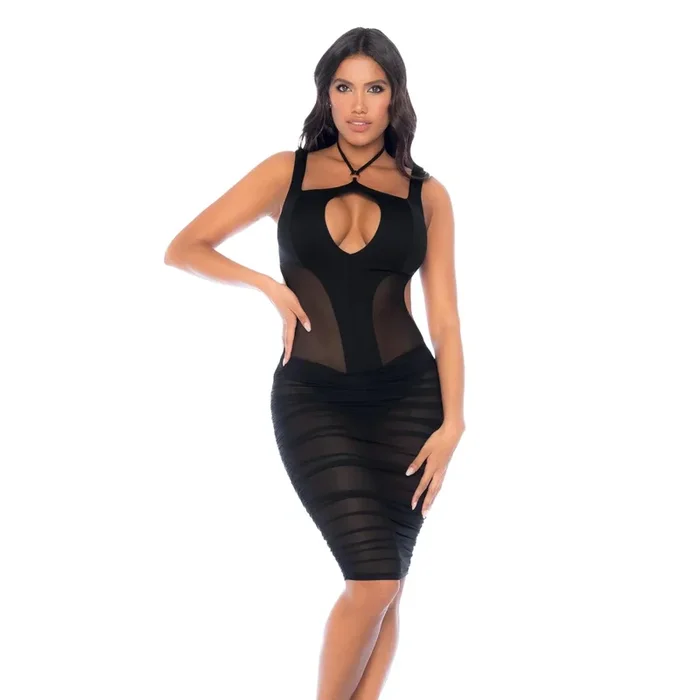 Sheer Seduction Cut Out Dress