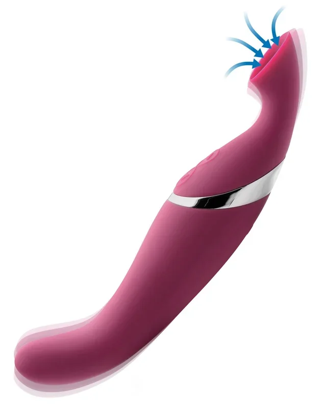 Shegasm Intense 2 in 1 Clit Stimulator – Pink