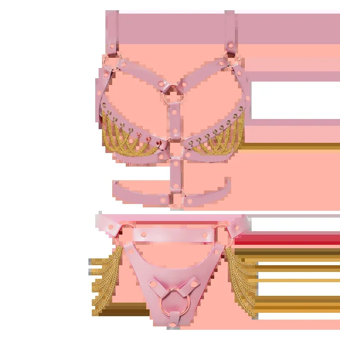 シャキ スイート ロマンス ストラップオン ハーネス シリコン ディルド付き