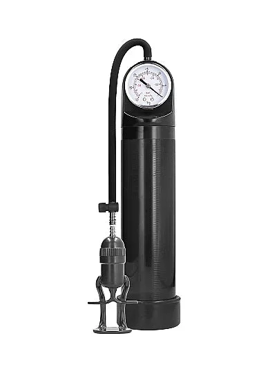 Shots Pumped Deluxe Pump w/Advanced PSI Gauge – Black