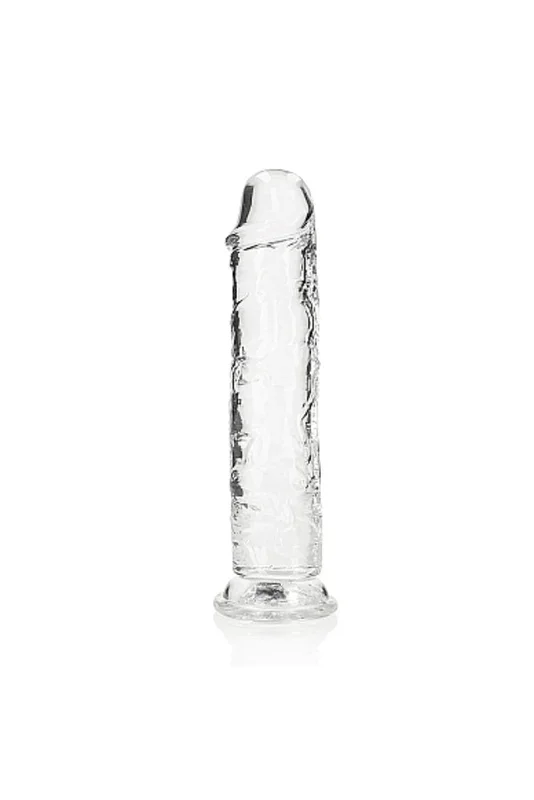Shots Toys – RealRock – 10″ Realistic Dildo with Suction Cup – Clear