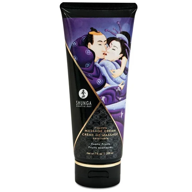 Shunga – Kissable Flavored Massage Cream 7 oz (Exotic Fruits)