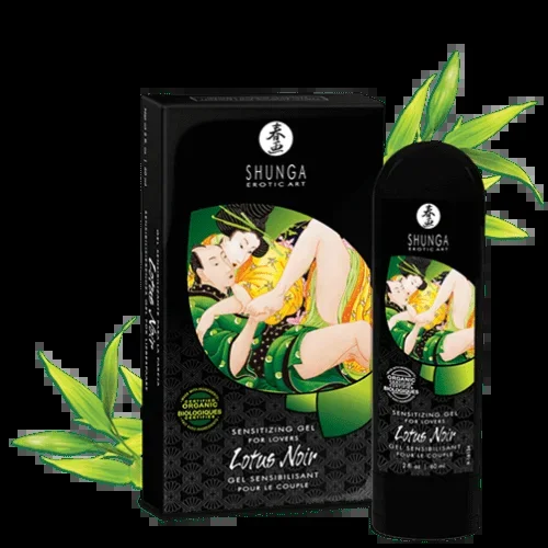 Shunga Lotus Noir Sensitizing Gel for Lovers – 60 ml / 2 fl. oz.