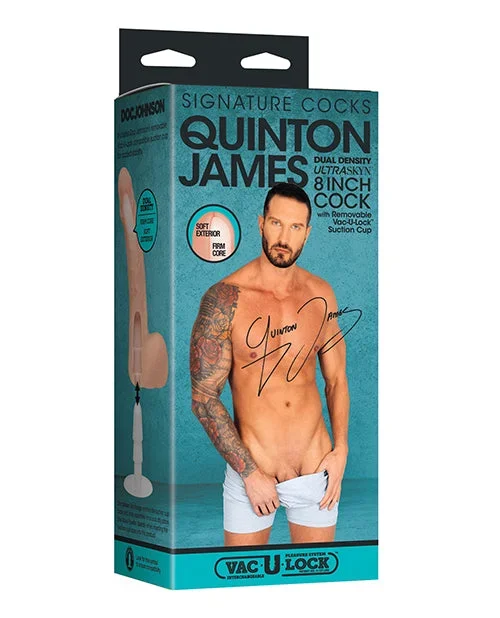 Signature Cocks Ultraskyn 8″ Cock W/removable Vac-u-lock Suction Cup – Quinton James