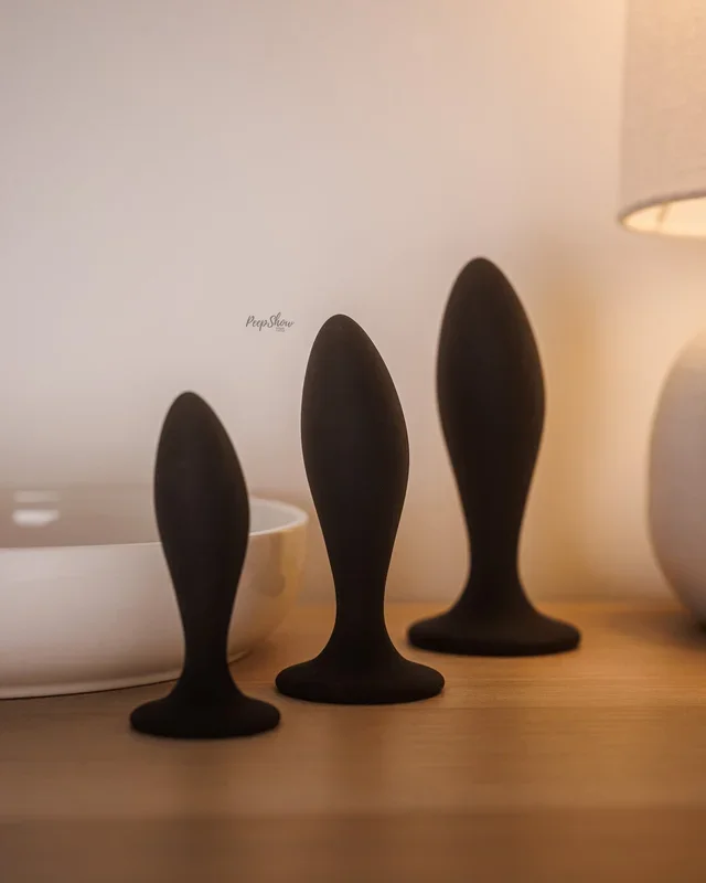 Silicone Anal Curve Kit – 3 Butt Plugs