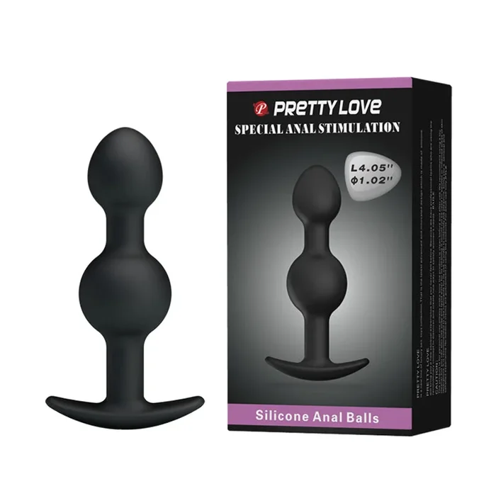 SILICONE ANAL RHYTHM BALLS 4″