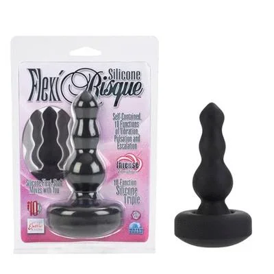 Silicone Flexi Risque 10-Function Silicone Triple – Black
