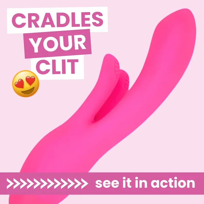 Silicone G-Spot Rabbit – Rubs Your Clit with Every Thrust!