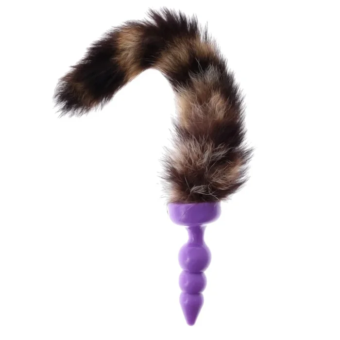 Silicone Raccoon Tail, 12″
