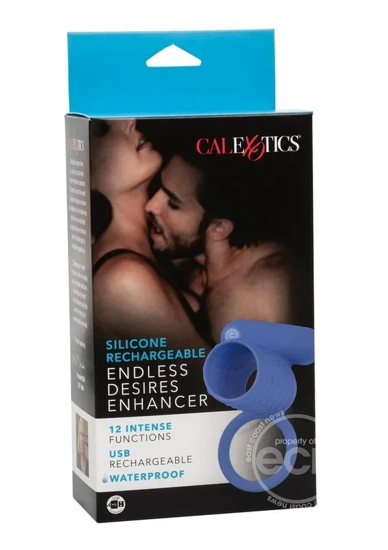 Couple’s Enhancers Silicone Rechargeable Endless Desires Enhancer – Blue