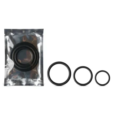 Silicone Triple Cock Ring Set