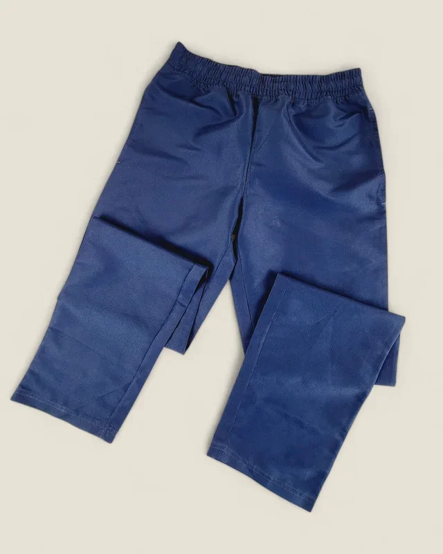 SIMPLY FIT ATHLETICS NAVY SPALSH PANTS YOUTH MEDIUM PRE-LOVED