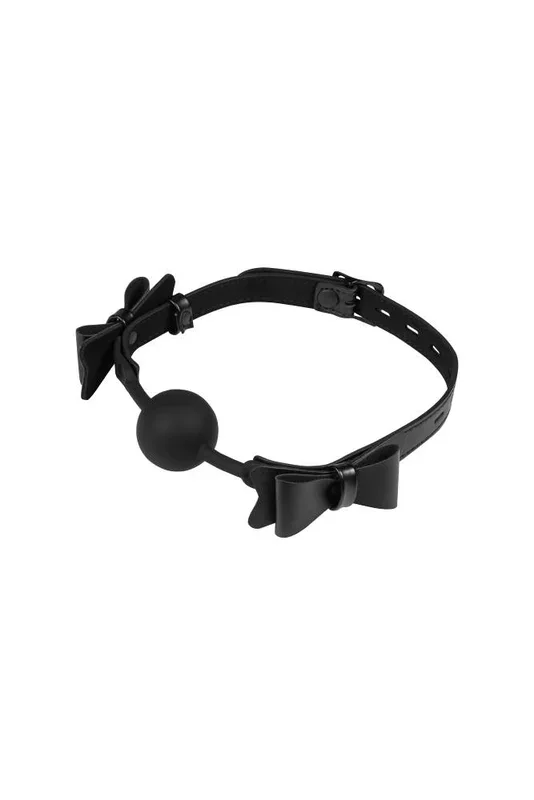 Sincerely by Sportsheets – Bow Tie Ball Gag – Black