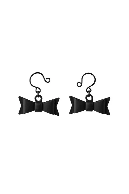 Sincerely by Sportsheets – Bow Tie Nipple Jewelry – Black