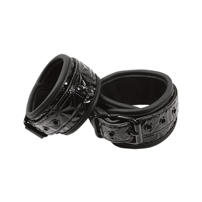 Sinful Wrist Cuffs – Black
