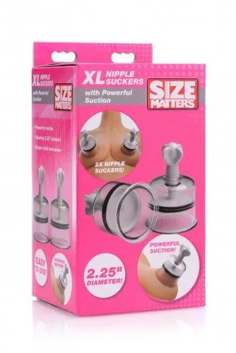 Size Matters XL Nipple Suckers – Experience Powerful Suction for Enhanced Sensations!