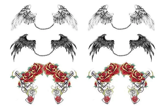 Skyn Demure 4×6 in. Sexy Goddess 2 Tattoo Sheets