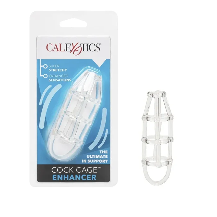 Soft Strappy Jelly Cock Cage Enhancer – Clear
