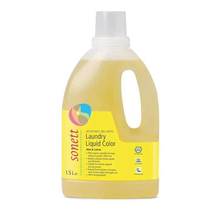 Sonett Laundry Liquid Colour – Mint & Lemon