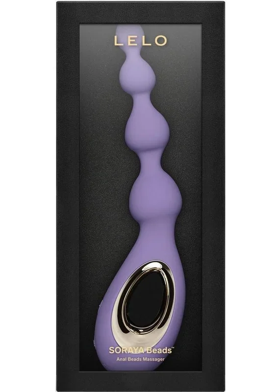 Soraya Rechargeable Silicone Anal Beads – Violet Dusk
