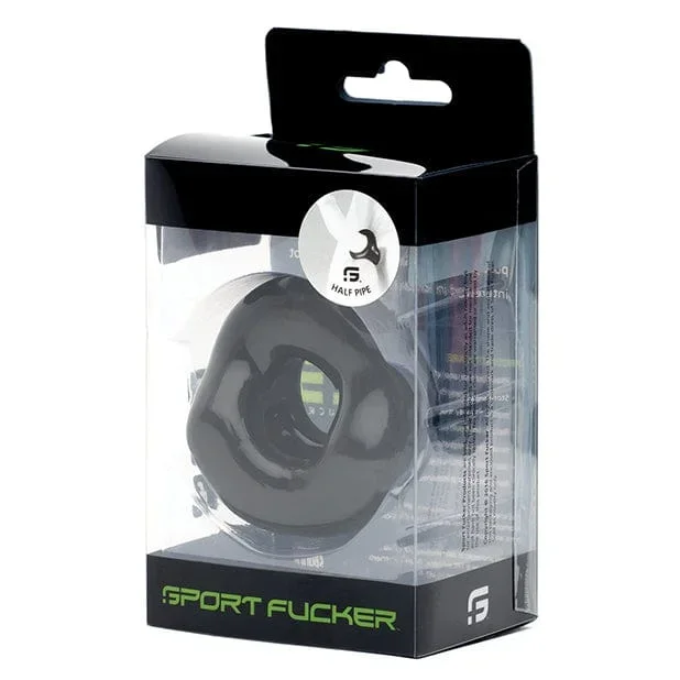 Sport F*cker – Half Pipe Cock Ring (Black)