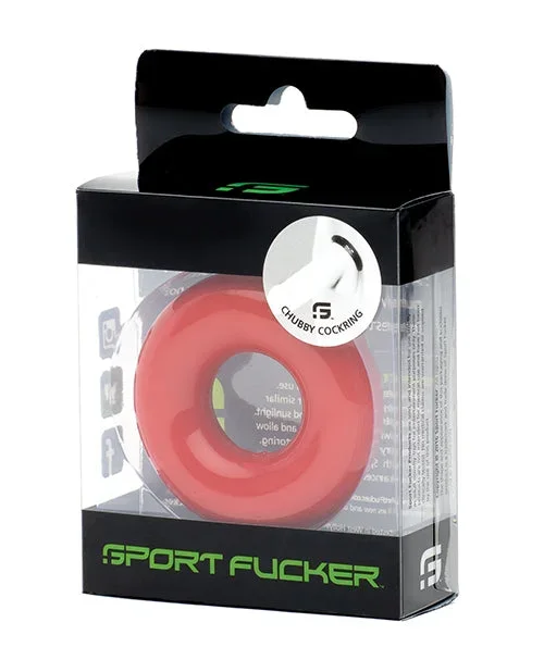 Sport Fucker Chubby Cockring – Red