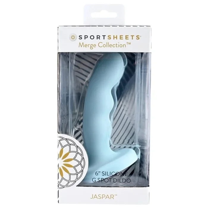 Sportsheets Jasper 6” Silicone Dildo Blue