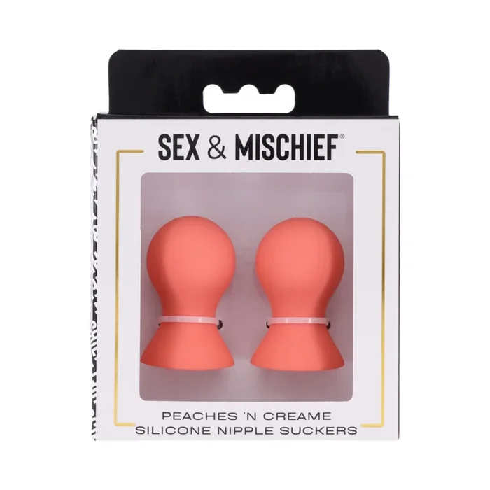 Sportsheets Sex & Mischief Peaches ‘n CreaMe Silicone Nipple Suckers