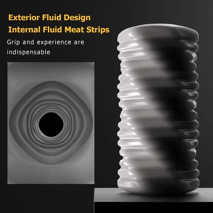 Squeezing Pocket Pussy Male Masturbator – Thread Vagina Penis Massage Sex Toy for Men