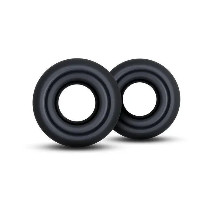 Stay Hard – Donut Rings Oversized – Black