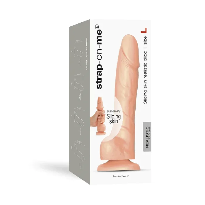 Strap On Me Sliding Skin Realistic Dildo Vanilla