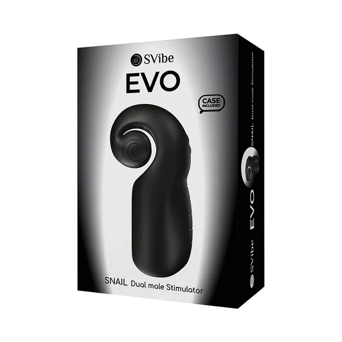 SVibe Snail Evo Rechargeable Masturbator Black