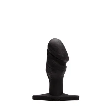 Tantus Cock Plug Realistic Silicone Anal Stimulator Black