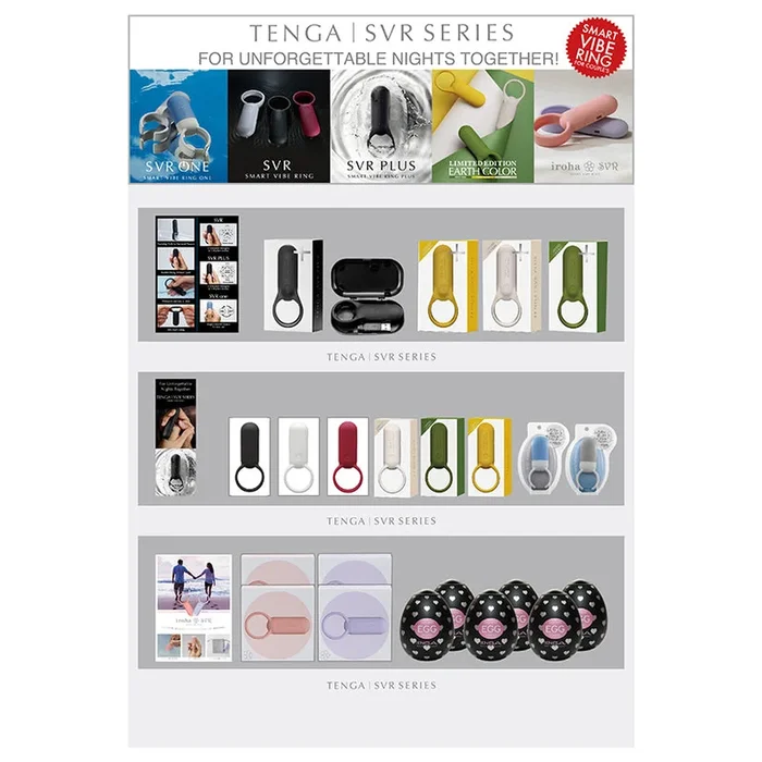 Tenga Level 3 Couples-C-RING Planogram 23.6 [DROP SHIP ONLY]