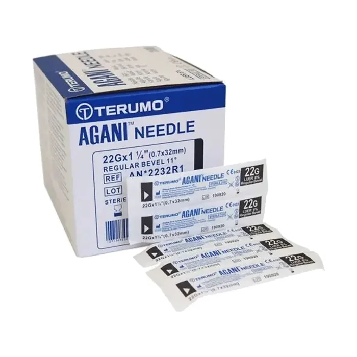 Terumo Needle 22g x 32mm Black 100 Pack