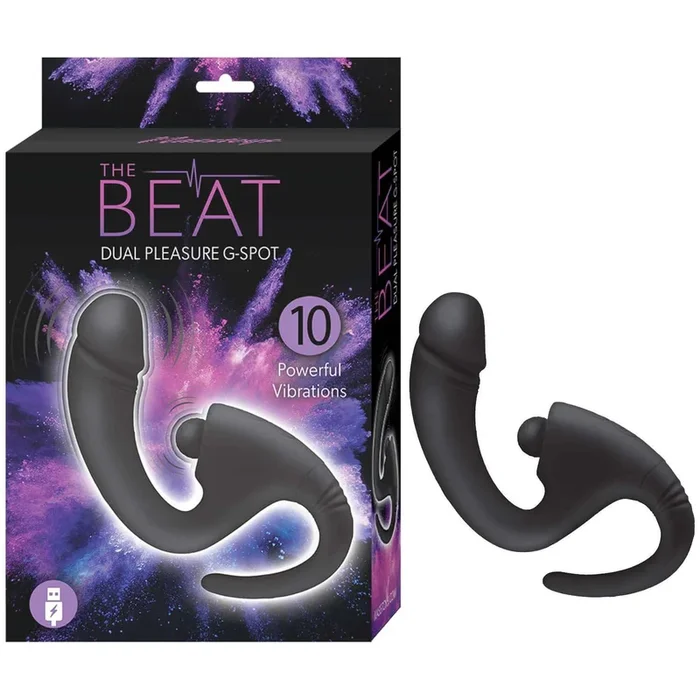 The Beat Dual Pleasure G-Spot Vibrator Black
