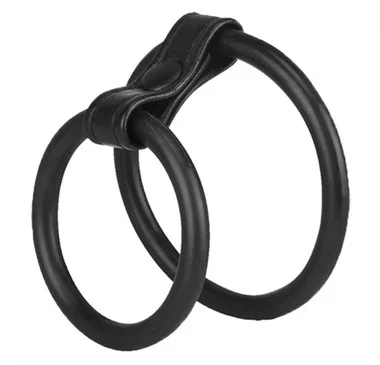 The MachO Collection Supreme Stamina Snap-On Cock and Ball Ring Black