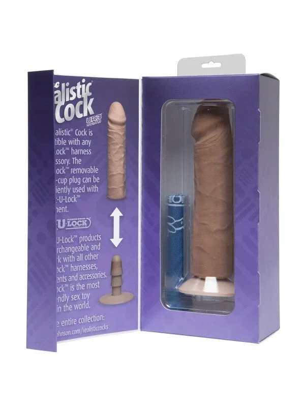 The Realistic Cock UR3 – 8 in. Brown