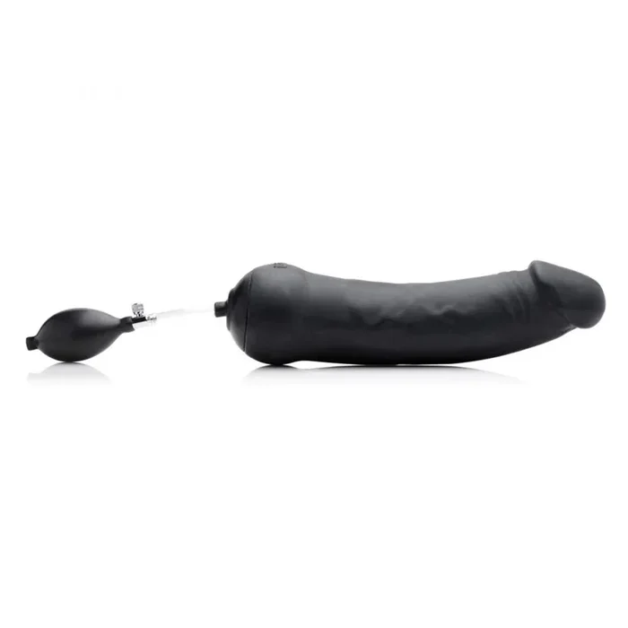 Tom’s Black Magic Inflatable Silicone Dildo