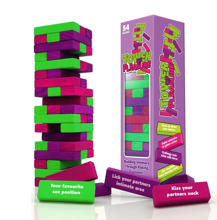 Tower of Pleasure – Couples Tumbling Tower Game
