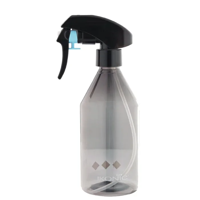 Transparent Hair Spray Bottle – SB-02 – 300 ml Smoke Grey