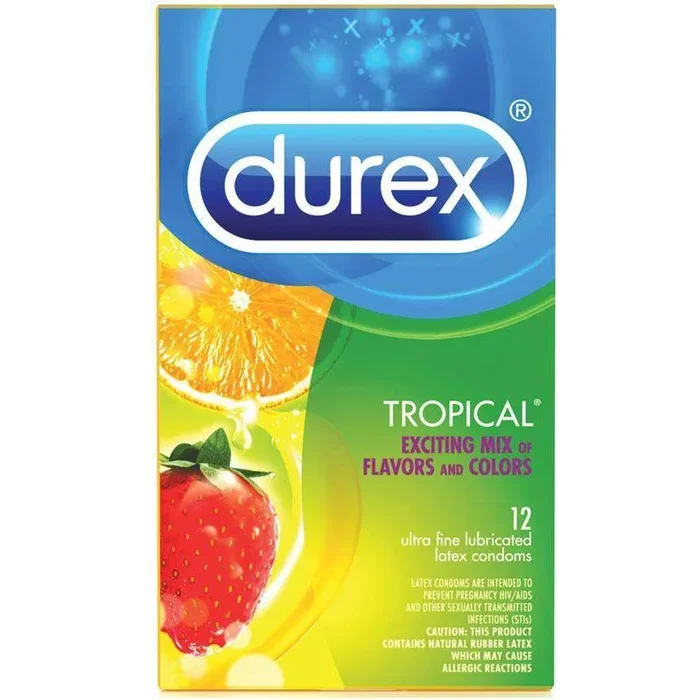 Tropical Flavors Condoms – 12 Pack | Durex