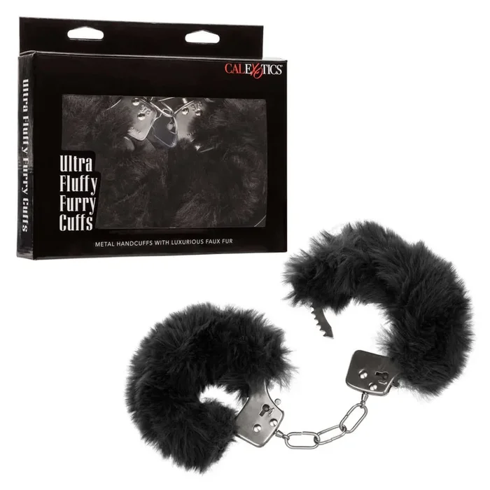 Ultra Fluffy Furry Cuffs Metal Handcuffs